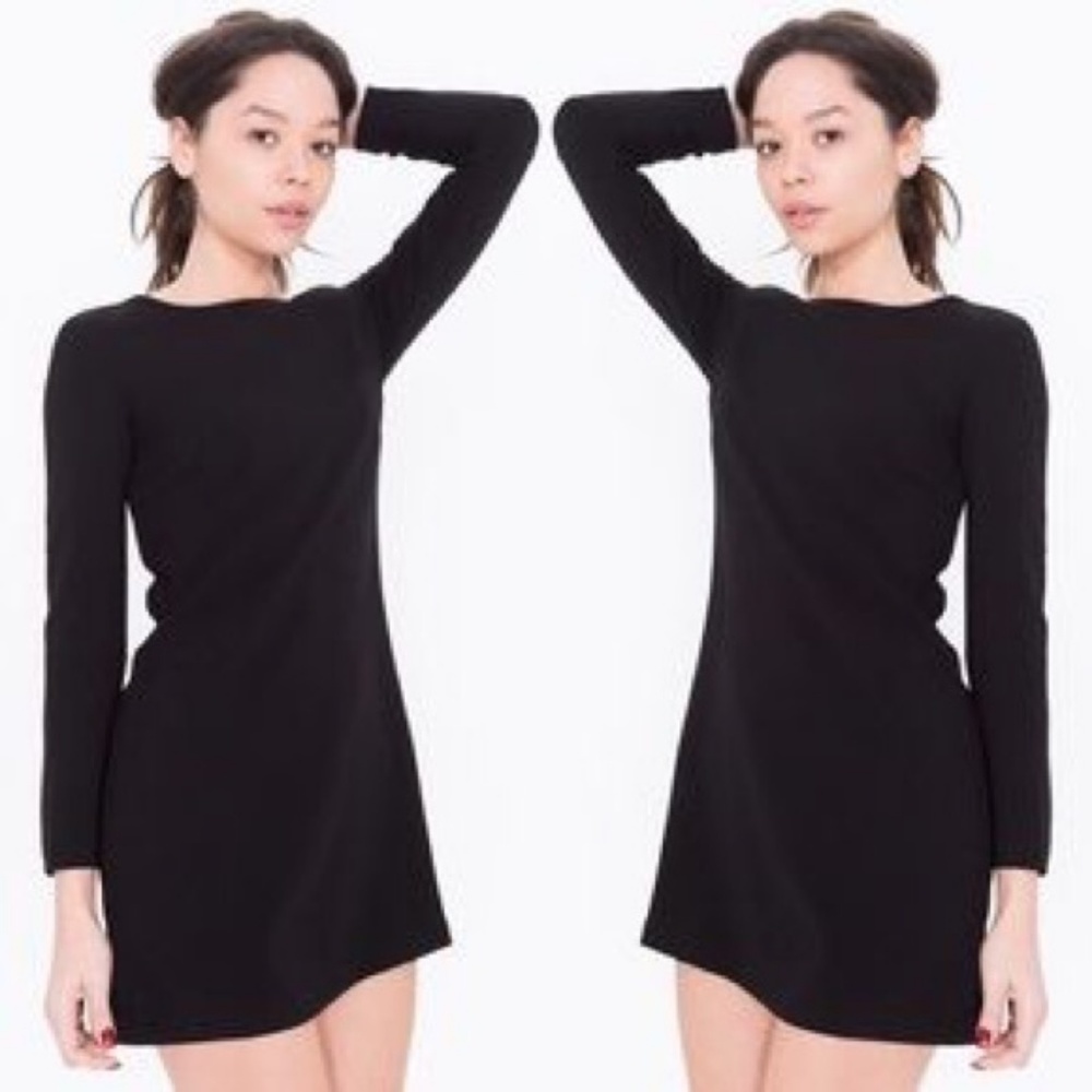american apparel crepe gia dress xs